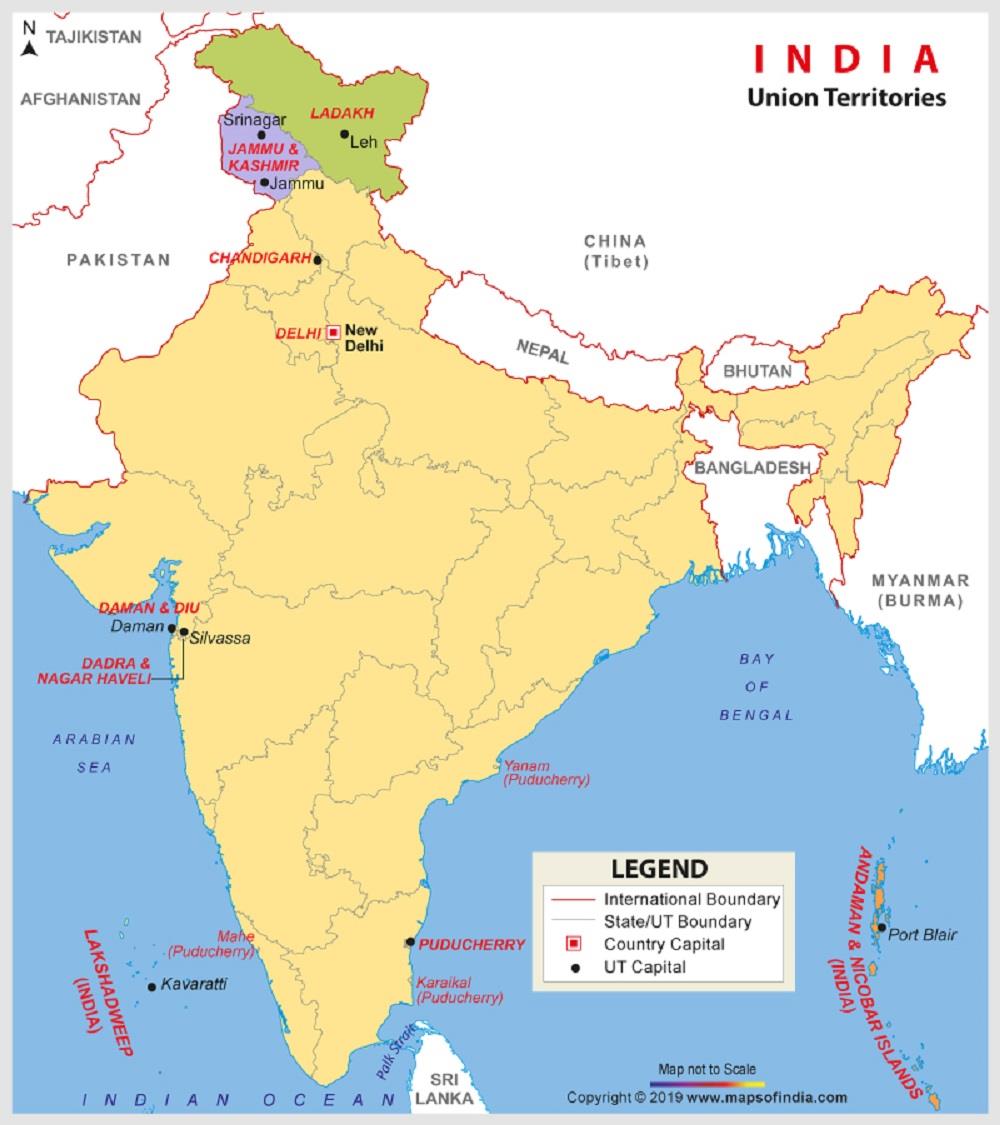 The Union Territories of India | AlightIndia